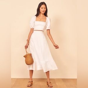 Reformation Yucca Linen Two Piece